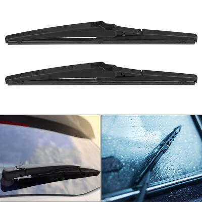 1 Pair 11'' 11'' Car Rear Windshield Wiper Blade Fit for Hyundai Solaris Black