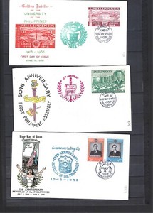 UNITED STATES-PHILIPPINES-COVERS-SELECTION-OLDER-LOT OF 15-F-#17