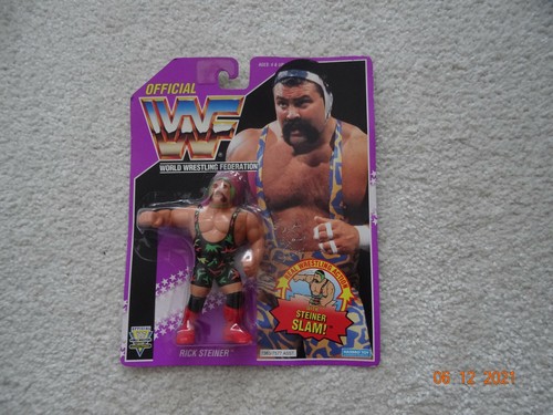WWF WWE Hasbro Rick Steiner-Steiner Brothers-MOC-N...