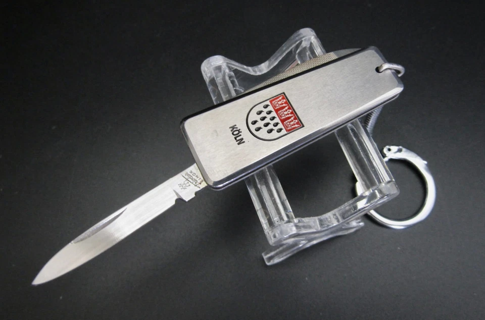 J.A. HENCKELS VINTAGE TASCHENMESSER MIT SCHLÜSSELANHÄNGER Made In Solingen 60er Jahre UNBENUTZTER ZUSTAND. - Bild 3 von 4