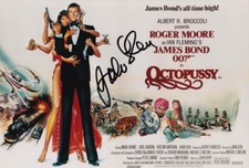 JOHN GLEN signed Autogramm 20x30cm JAMES BOND in Person autograph COA