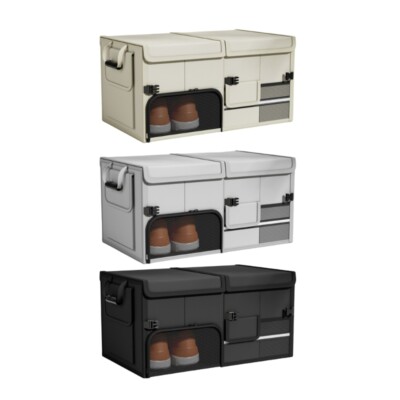 Car Storage Box Organizers Glove Compartment Cargo Container for Daily Commute