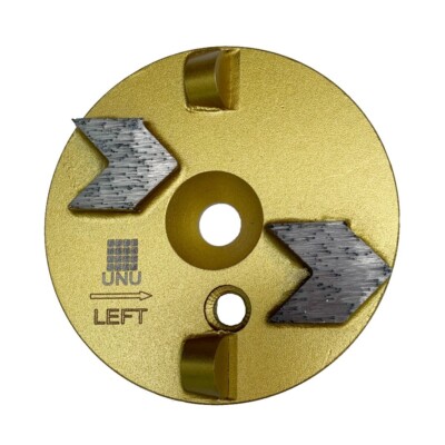 3'' Diamond Disc 2full PCD + 2 Arrow for Scraping concrete coatings STI Left