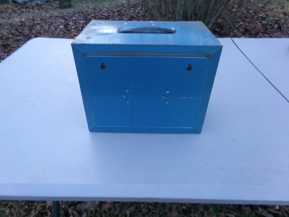 Akro-Mils 15 Drawer Metal Parts Organizer Storage Cabinet Bin Hardware - Image 3 of 4