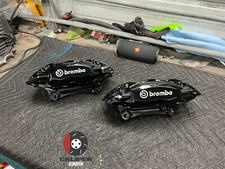 Ford Mustang Gt Brake Calipers Powdercoated Gloss Black 07-14 5.0 Front Pair