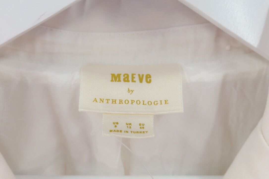 Anthropologie Maeve Women Size 8 White Single Bre… - image 4