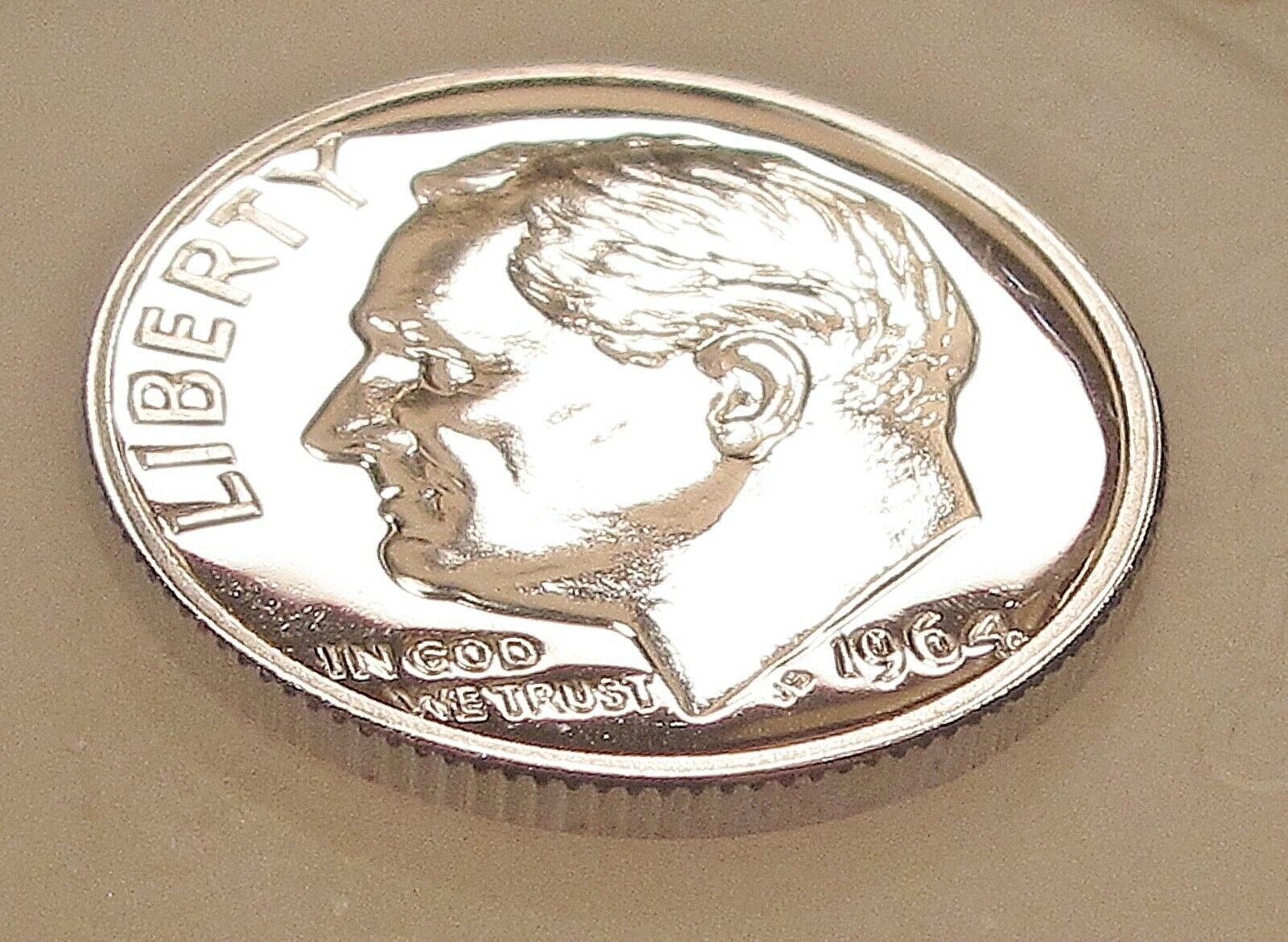 1964 Gem Limited price Sales Proof Dime 90% Silver ~ #409 Blazing Mirrored Surfaces