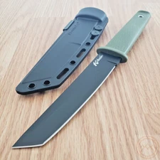 Cold Steel Kobun Fixed Knife 5.50" AUS-8A Stainless Blade Green Kray-Ex Handle