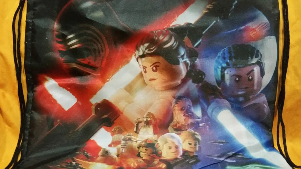 ¡NUEVO! Lego Force Awakens Kylo Ren's Command Shuttle Star Destroyer Bolso con Cordón Foto 3 de 4