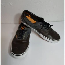 Vans Era 59 Brown Gray Leather Men's 11.5 Skate Shoes Casual Sneakers Lace Up