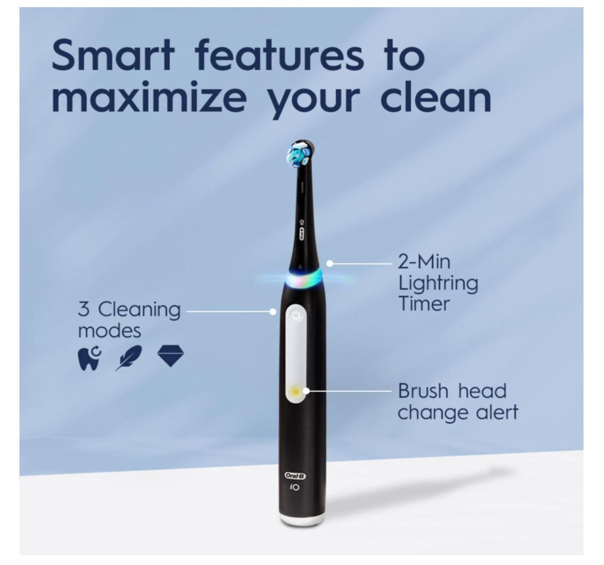 Oral-B iO Deep Clean Electric Powered Toothbrush iO Series 3 Limited -Black