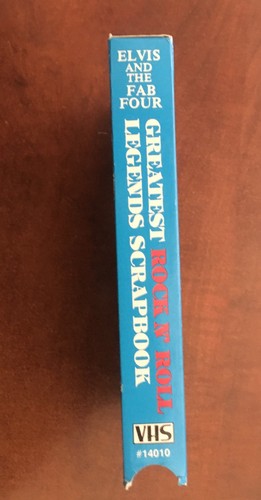 Beatles-Elvis Video “Greatest Rock & Roll Legends Scrapbook" VHS Tape - Picture 4 of 4