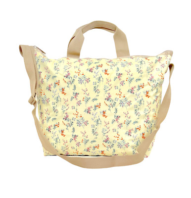 LeSportsac Cheerful Blooms Deluxe Easy Carry Tote Crossbody Romantic & Colorful