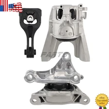 For 2016-2019 Honda Civic 2.0L AUTO Motor & Transmission Mount Set 3pcs