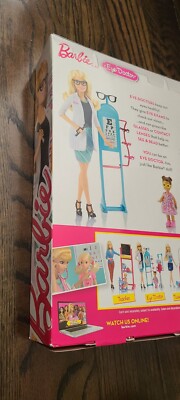 2015 BRAND NEW RARE Unopened Mattel Barbie Eye Doctor Optometrist