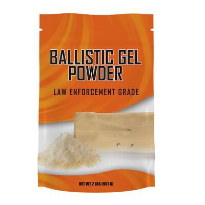 Ballistic Gel Powder 2 lbs - Gelatin Mix for Blocks, Targets and Dummys