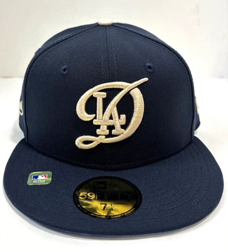 Los Angeles Dodgers MLB NE 2024 City Connect Fitted Hat~Navy/Cream