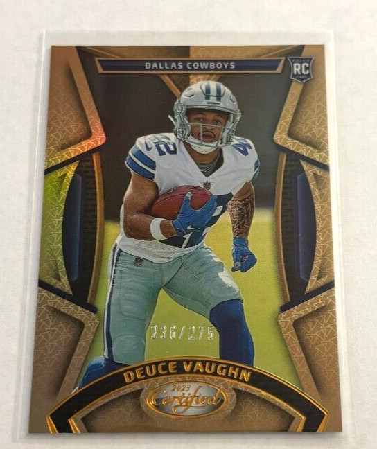 Deuce Vaughn 2023 Certified Bronze RC Rookie Card /275 !!!