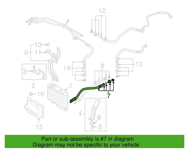 Nuevo Mazda RX-8 2004-2008 genuino OEM manguera de aceite interior # N3H1-14-840F Foto 4 de 4