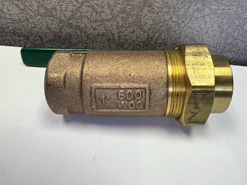 Ball Valve Bronze, Single Union 1" (P/N B6010M2) 1 EA - Picture 3 of 6