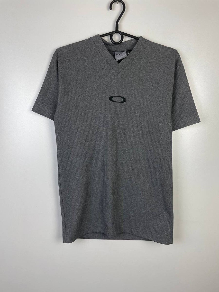 トップス OAKLEY Center Logo T-shirt Oakley Software Center Logo Yellow T-Shirt 90's Mens Size