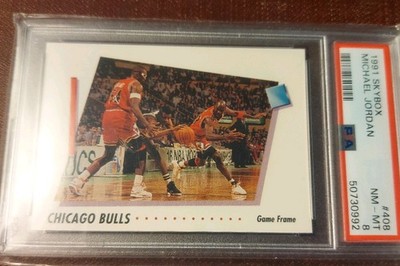 Michael Jordan 1991 Skybox Psa8