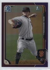 2015 Bowman Draft Chrome Purple Refractor 165/250 Mac Marshall #113 6w8
