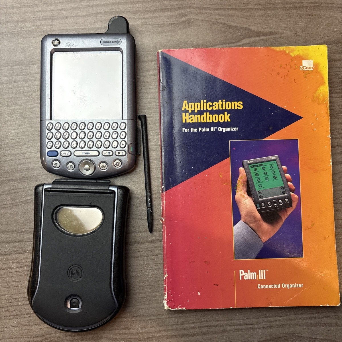 PalmOne Tungsten W Handheld + Palm m125 + Book Untested No