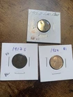 1915D, 1917S, 1924 Wheat Pennies in Nice Condition #2404
