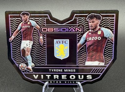 2021-22 Panini Obsidian Tyrone Mings Vitreous /60 Soccer Card
