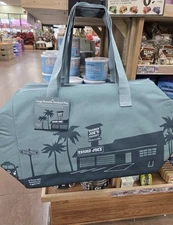 Trader Joe's 8 Gallons Reusable  Bag Cooler Large Insulated Tote Dusty Blue