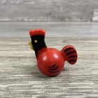 Vintage Fisher Price Little People Farm Animal ROOSTER RED Barn Figure Toy