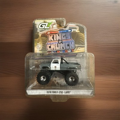 GREENLIGHT RAW SUPER CHASE KINGS OF CRUNCH HOT PURSUIT 1978 FORD F-250 LAPD RR'S