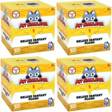 Series 2 BIG GAMES Roblox PET SIMULATOR X Deluxe Fantasy 8" Mystery Plush-4 Pack