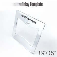 Butterfly Shaped Acrylic Inlay Template Kit 3 pcs for Wood Router and Craft Use