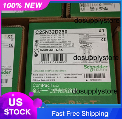 Circuit breaker C25N32D250,  ,   US Free TAX