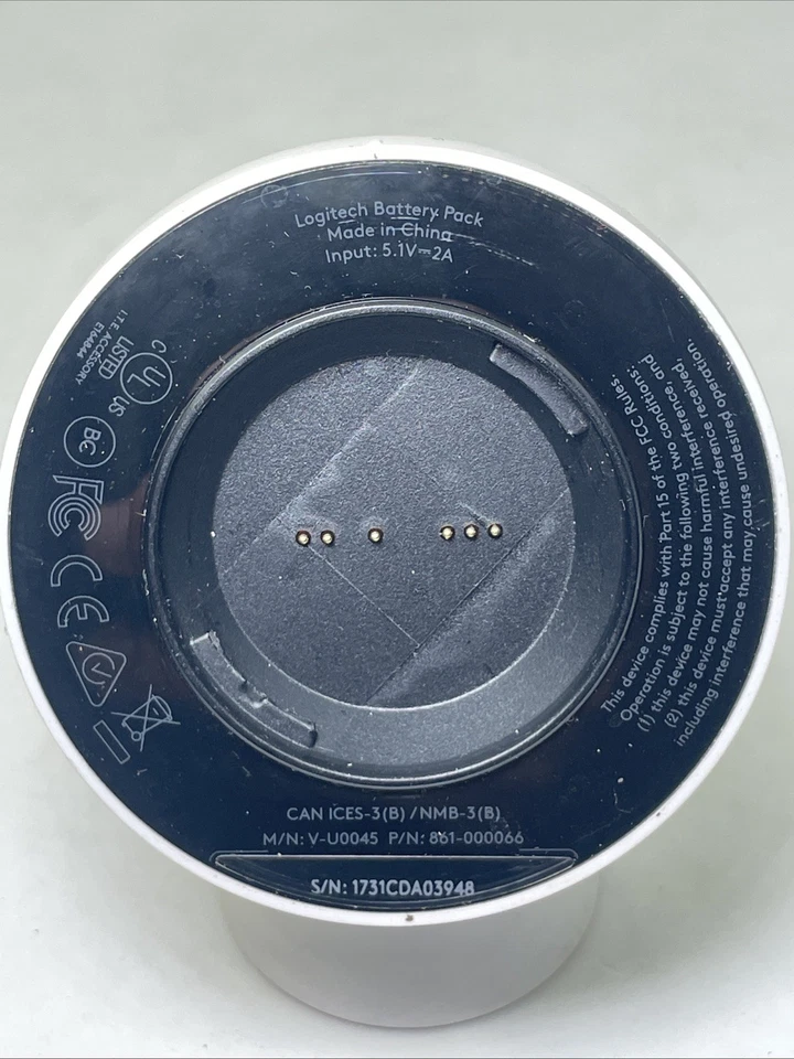 Logitech Circle 2 Rechargeable Battery/Stand Only Accessory Wire-Free Camera - Image 3 of 4