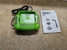 Greenworks Charger 60v Ultra Power 3 Amp All Batteries LED Indicator NEW