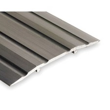 Guard Saddle Threshold,Fluted Top,3 ft.,Alum 413-3  Guard 413-3 Aluminum Silver