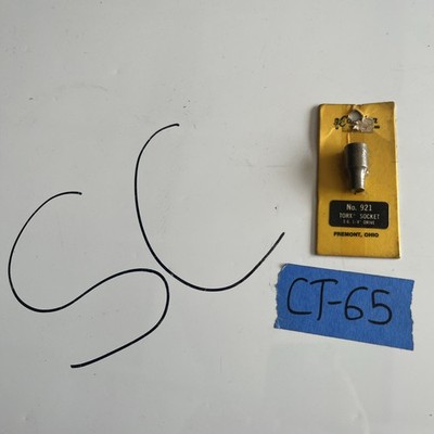 Cal-Van Torx Socket (E-6, 1/4  Drive), 921