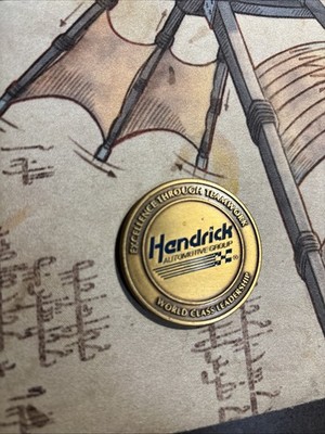 Hendricks Motorsports Commemorative Coin Challenge Coin 2008 Employee Only