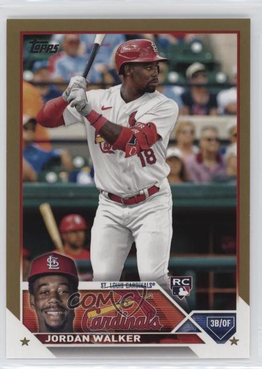2023 Topps Series 2 Gold /2023 Jordan Walker #344 e0q