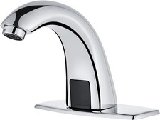 Touchless Bathroom Sink Faucet - Automatic Motion Faucet - Battery Opertated ...