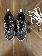 Heelys Pro 20 Prints Kids Charcoal Skate Sneakers Size 6 Youth Pre-owned No Box