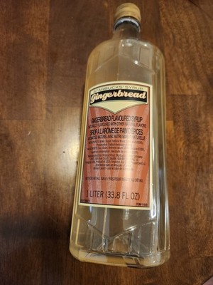 SBUX GINGERBREAD FLAVORED SYRUP 33.8 OZ - SEE DESCRIPTION