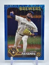 2024 Topps Update Series Joel Payamps #US153 Blue Holo Foilboard /999 SP Brewers