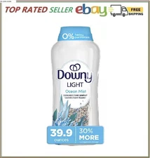 Downy Light Laundry In-Wash Scent Booster Beads, Ocean Mist Scent, 39.9 oz