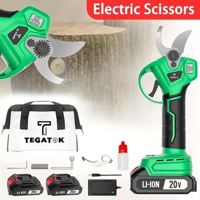 20V Cordless Electric Shears, Professional Portable Scissors Tools, LCD Display
