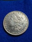 1896 Silver Morgan Dollar. Very Nice, Luster.