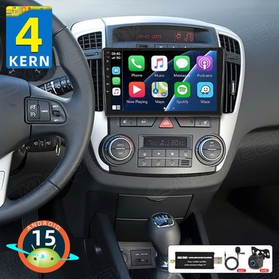 64GB Android 15 Apple Carplay Autoradio GPS Navi DAB+ Für Kia Ceed ED 2006-2009